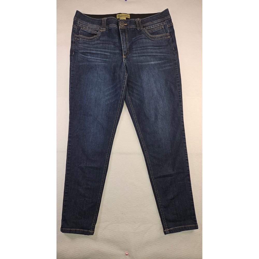 Democracy Ab Solution Skinny Jeans Womens 16 Dark Wash Indigo Stretch Denim Slim